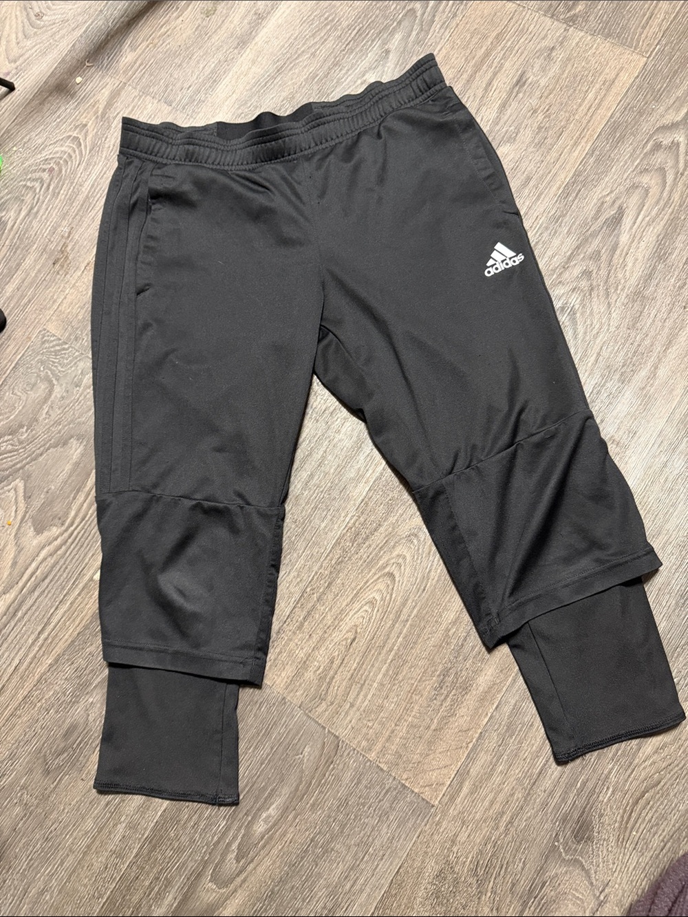 Adidas Climacool Adizero Tiro 17 Training Pants Black Crop Women’s Size S